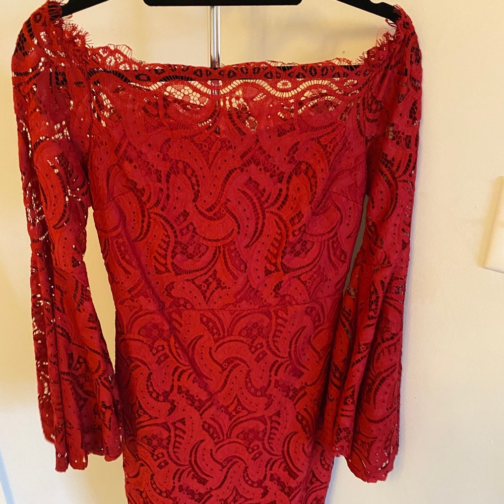 Red Lace Dress NEW
